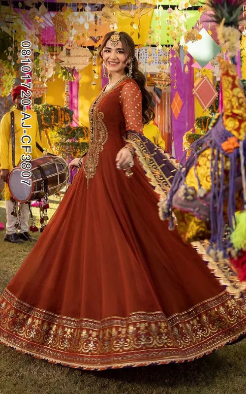 ASIM JOFA ⏐ 08101720-AJ-CF3807 ⏐ CHIFFON ⏐ EMBROIDERED
