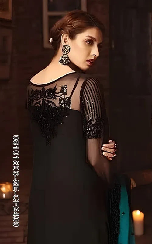 SERENE ⏐ 08101806-SE-CF2409 ⏐ CHIFFON ⏐ EMBROIDERED