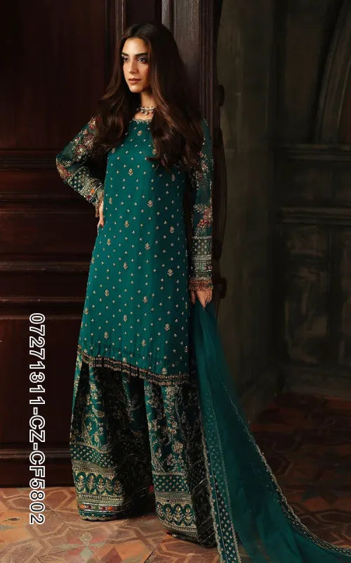 CHARIZMA ⏐ 07271311-CZ-CF5802 ⏐ CHIFFON ⏐ EMBROIDERED