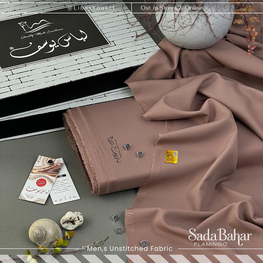 SADA BAHAR | Crafted by Libas e Yousaf | Wash & Wear | Four Season | Flamingo