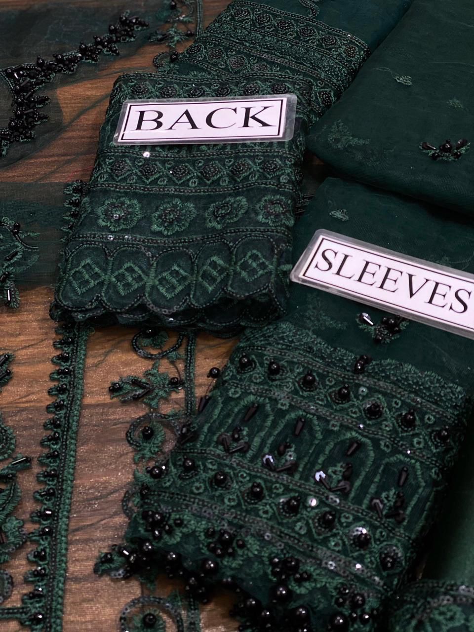 MUSHQ ⏐ Embroidered and Sequence Work ⏐ Wedding Edition ⏐ Green