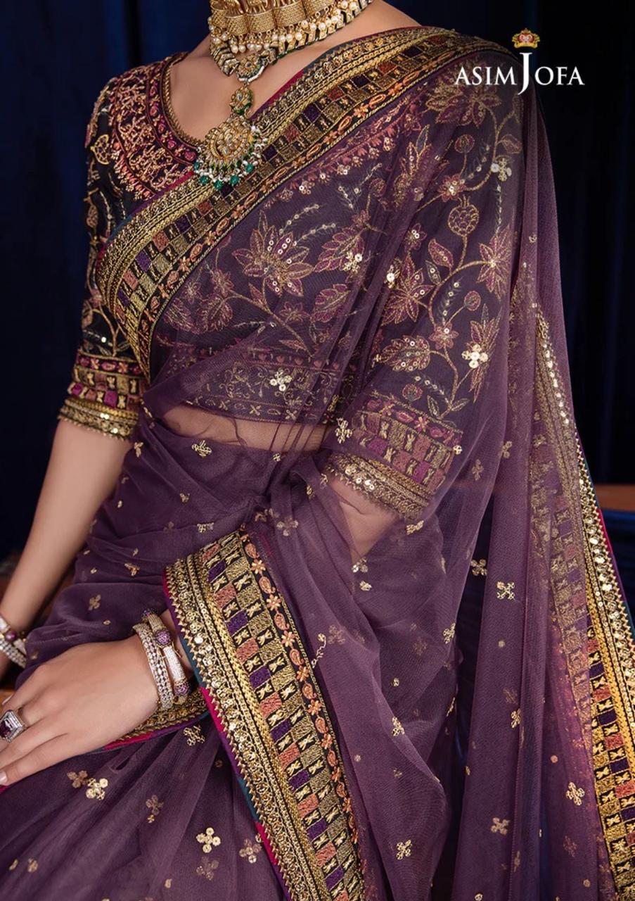 ASIM JOFA ⏐ NET SILK ⏐ HEAVY EMBROIDERED WEDDING COLLECTION