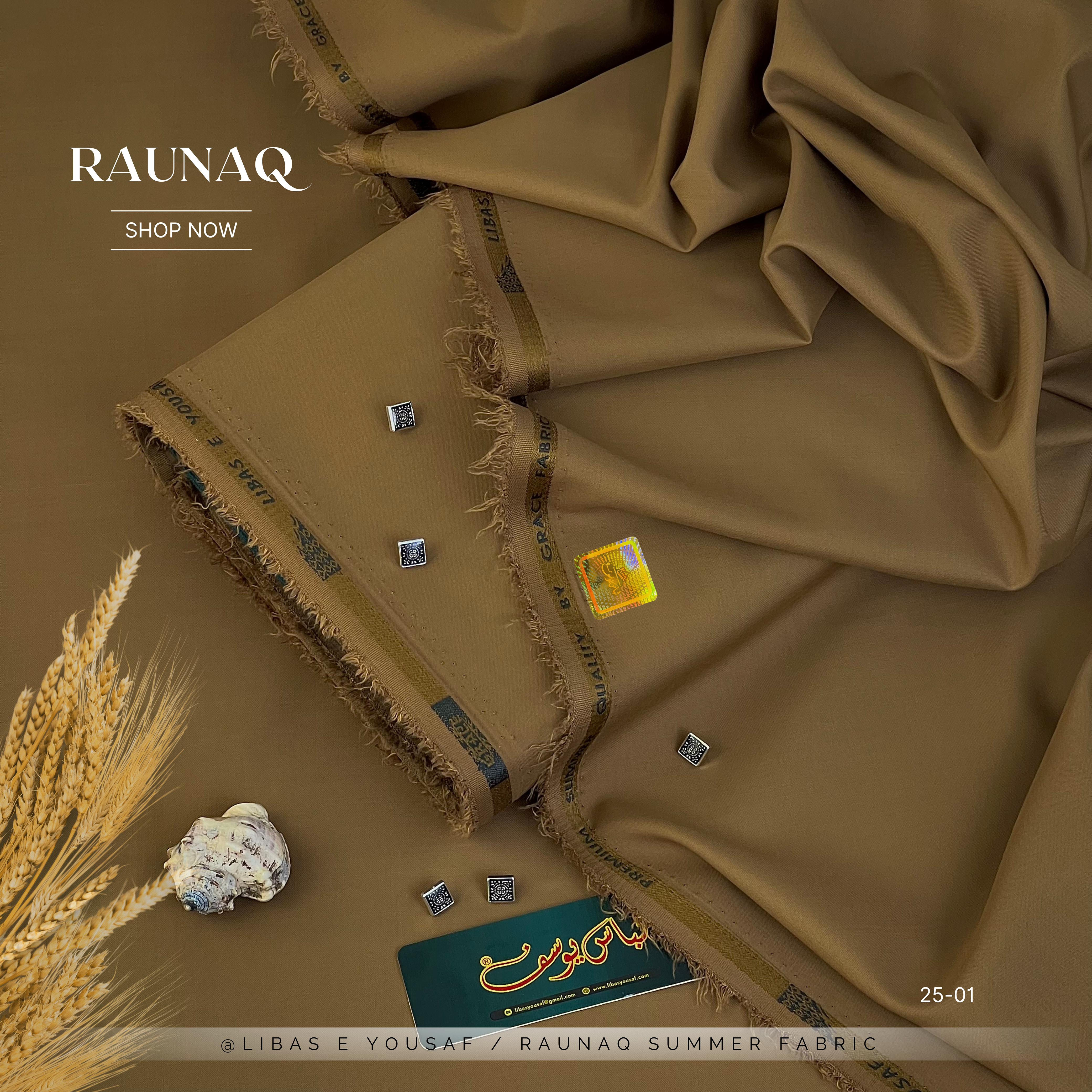 RAUNAQ Wash & Wear ( Unstitched ) ( Shade-01 ) ( Summer )