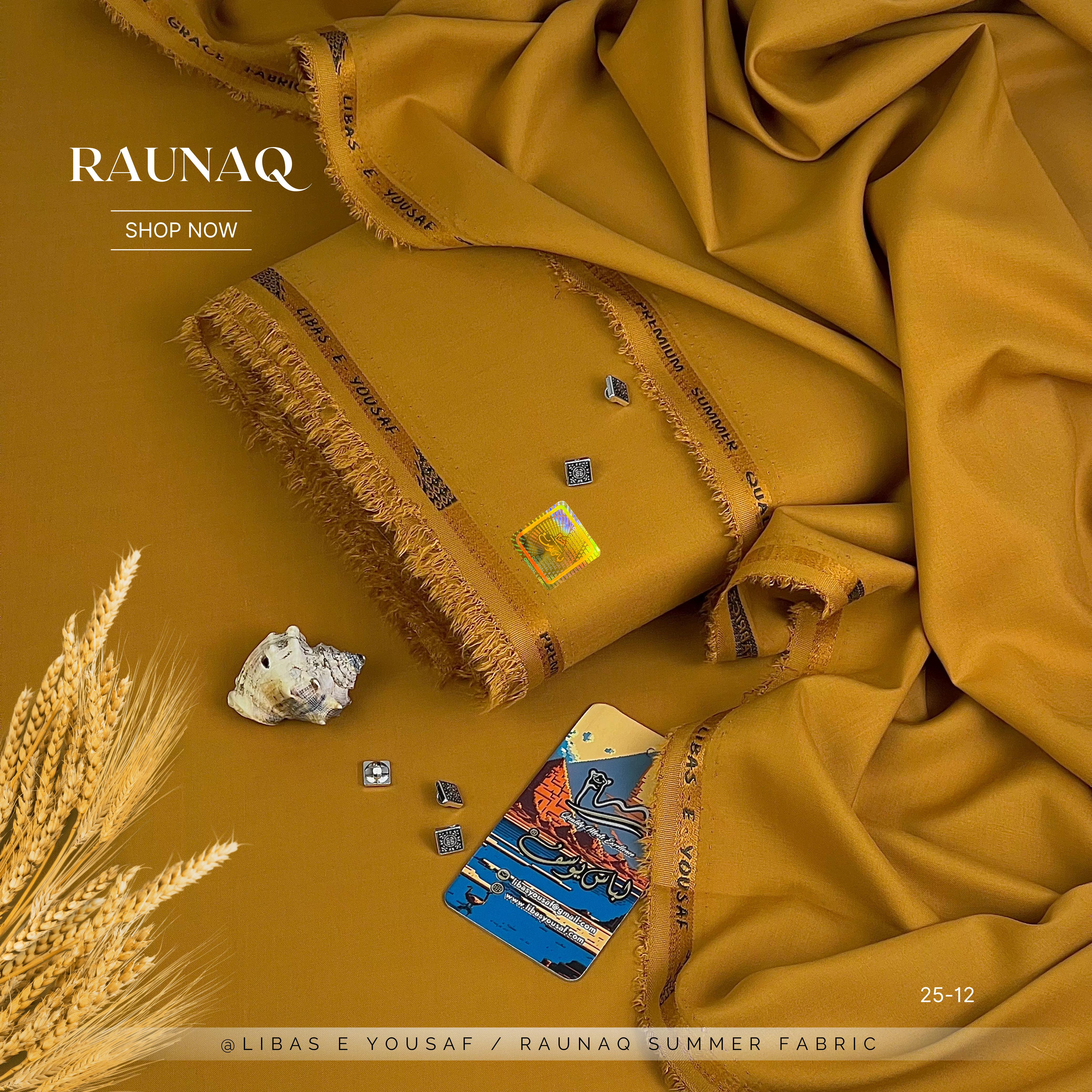 RAUNAQ Wash & Wear ( Unstitched ) ( Shade-12 ) ( Summer )