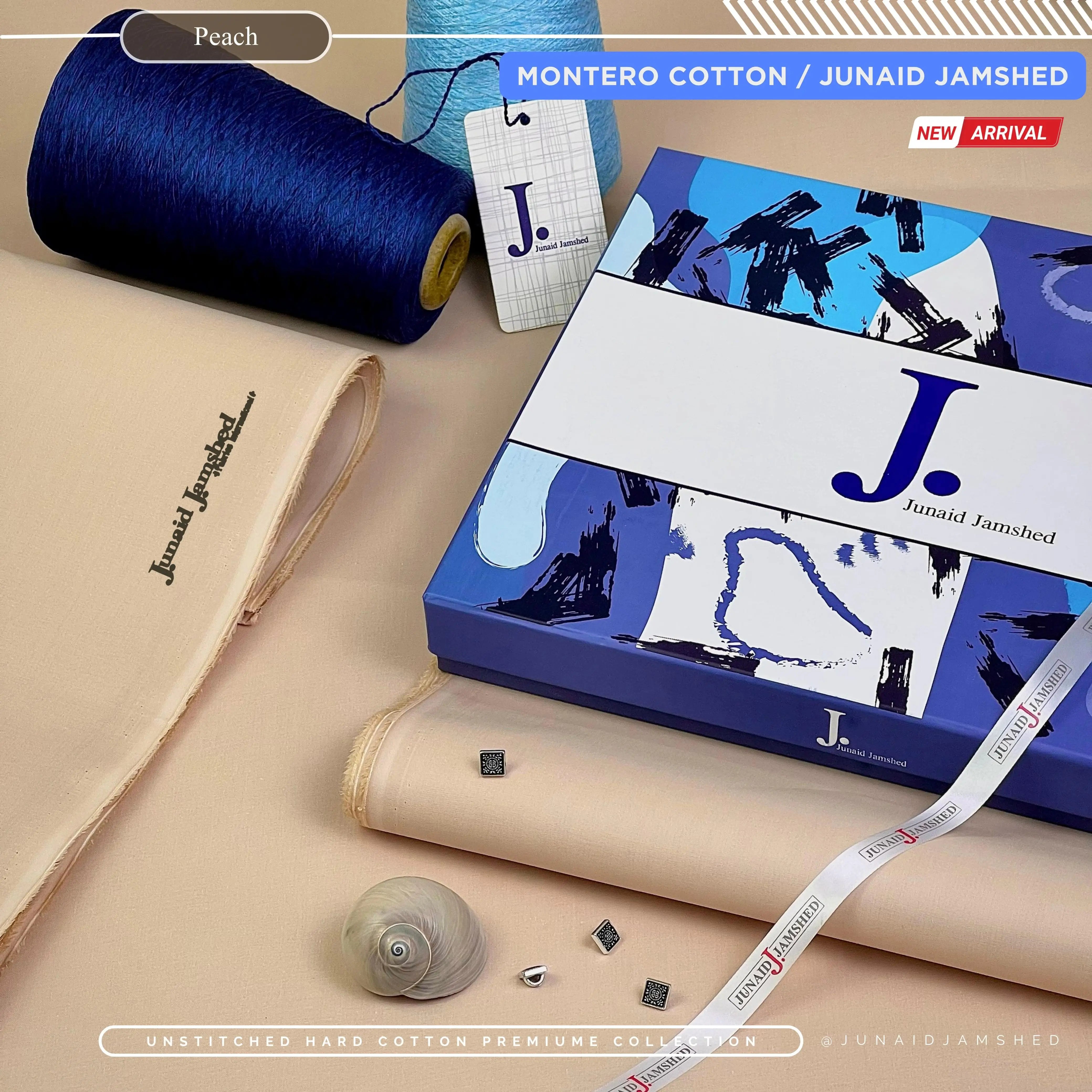 MONTERO PAPER COTTON | BY JUNAID JAMSHED | Peach