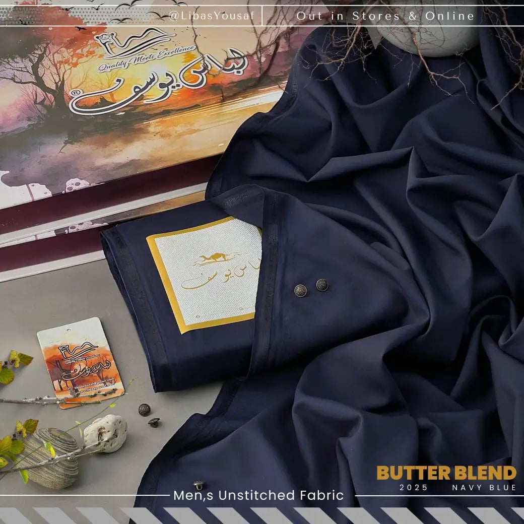 Butter Blend - Boski - ( Silk Less ) Navy Blue