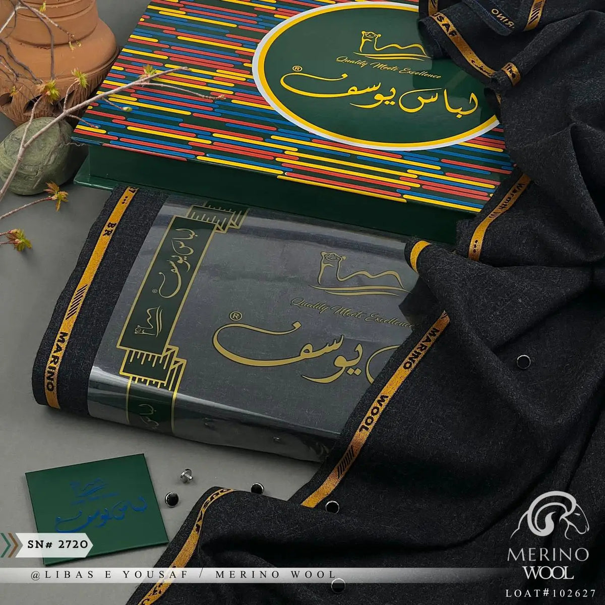 Marino Wool | Crafted by Libas e Yousaf | Shade SN - 2720