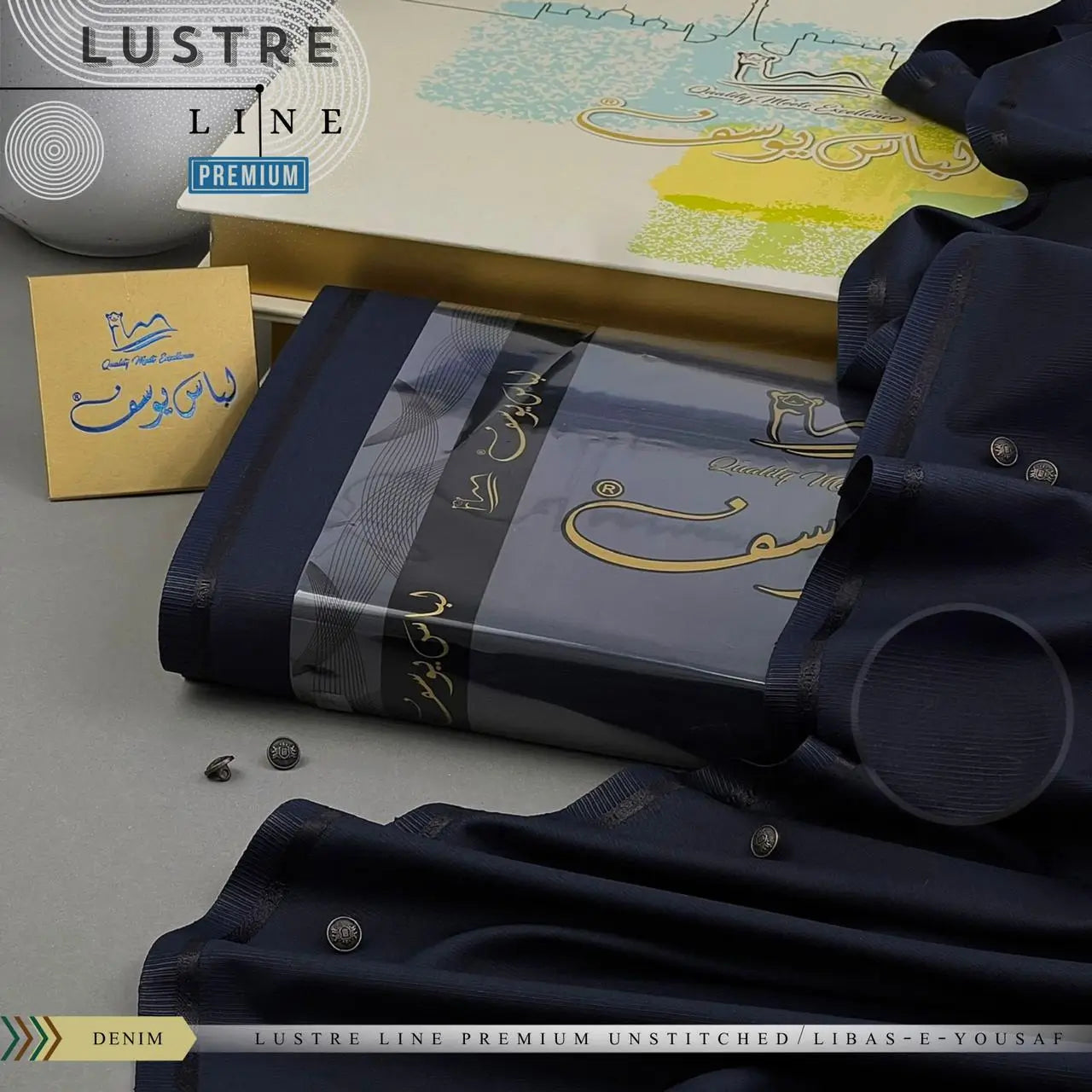 LUSTER LINE | Crafted by Libas e Yousaf | Wash & Wear | Four Season | Denim