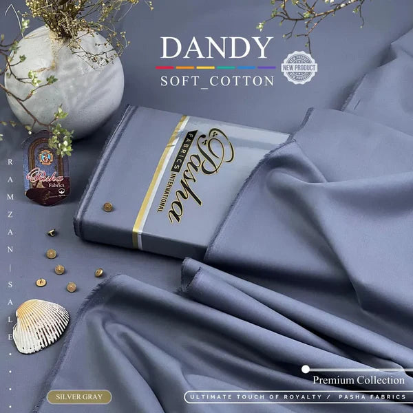 PASHA - Dandy - Soft Cotton - Silver Gray