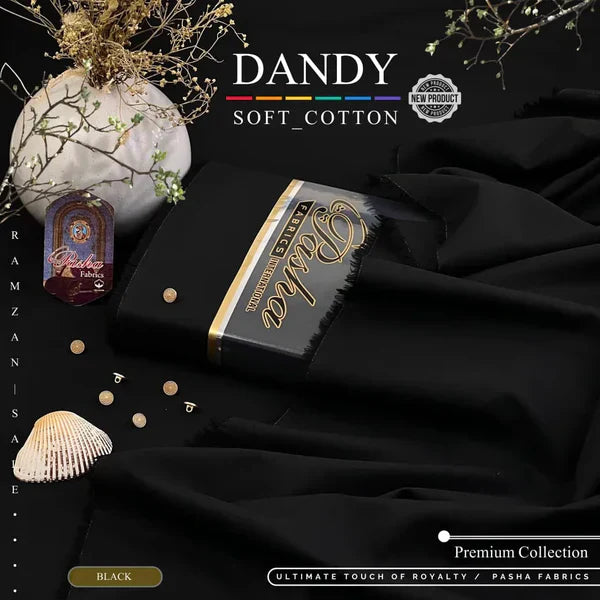 PASHA - Dandy - Soft Cotton - Black