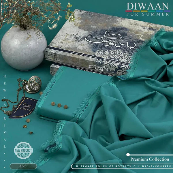 DIWAAN | Crafted by Libas e Yousaf | Wash & Wear | Summer | Pine