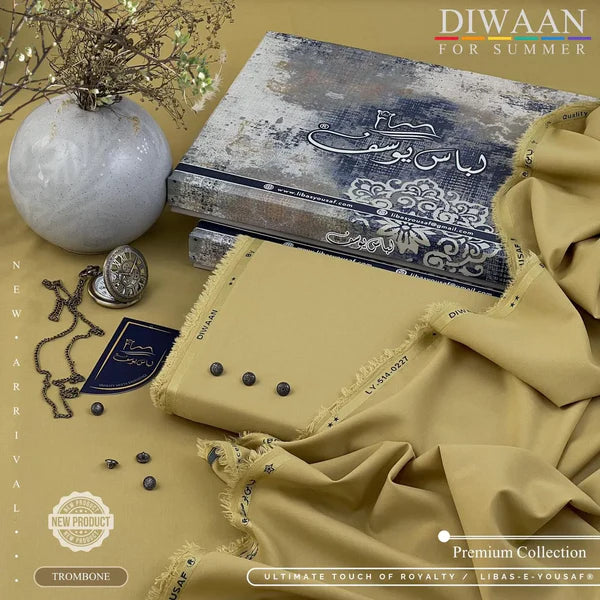DIWAAN | Crafted by Libas e Yousaf | Wash & Wear | Summer | Trombone
