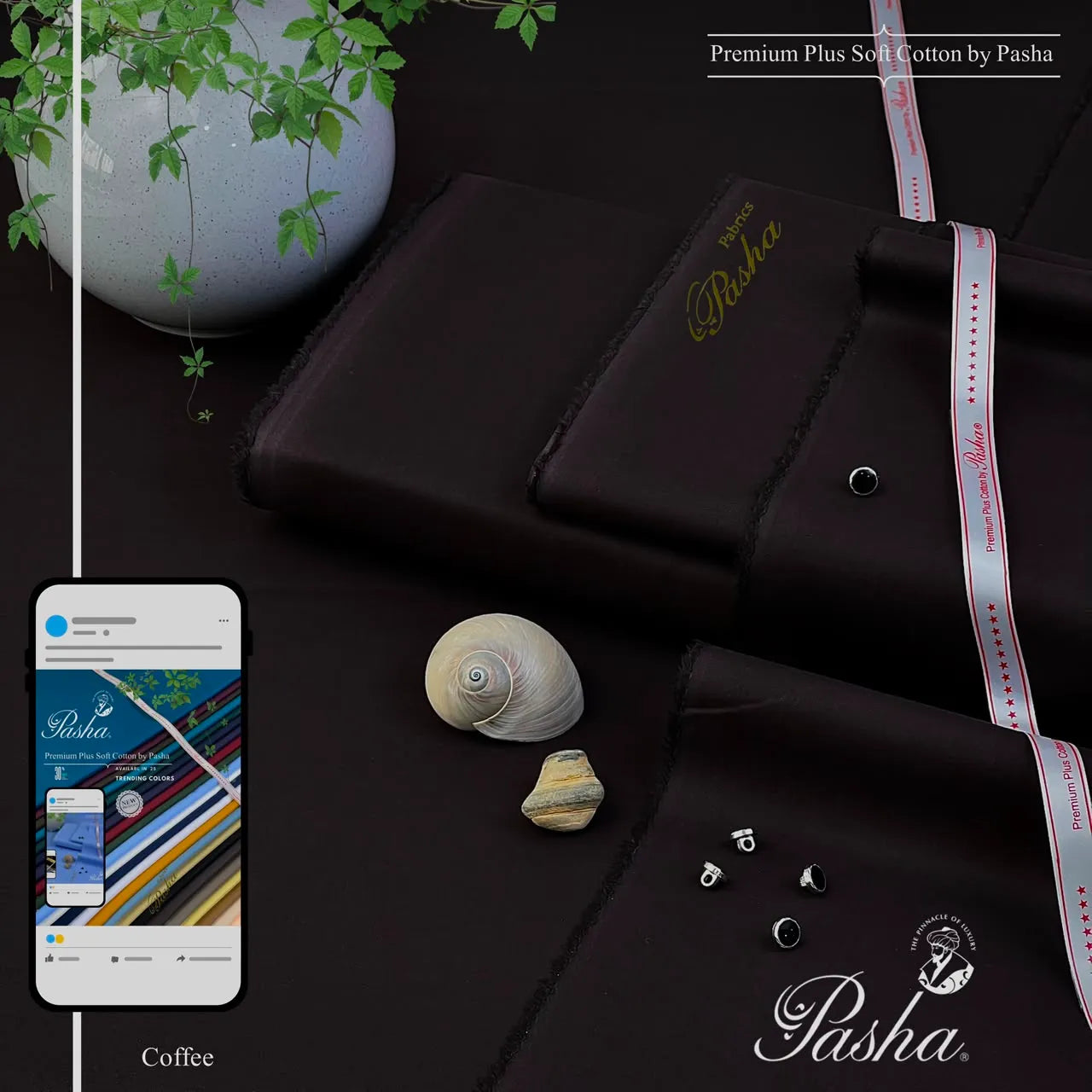 PASHA - Dandy - Soft Cotton - Coffee
