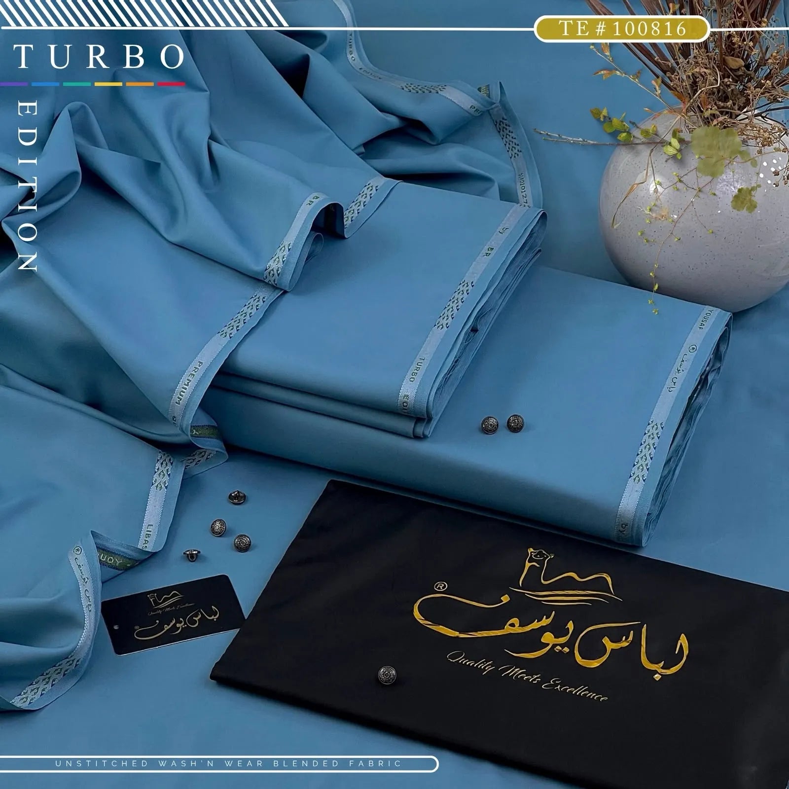 TURBO EDITION | Crafted by Libas e Yousaf | Wash & Wear | Four Season | AZADI SALE | TE # 100816