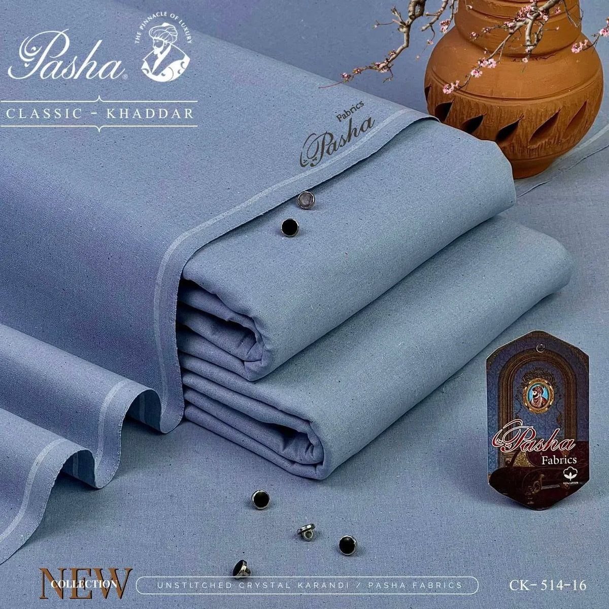 Pasha Classic Khaddar | Classic Khaddar & VIP Wasaya | Shade CK-514-16