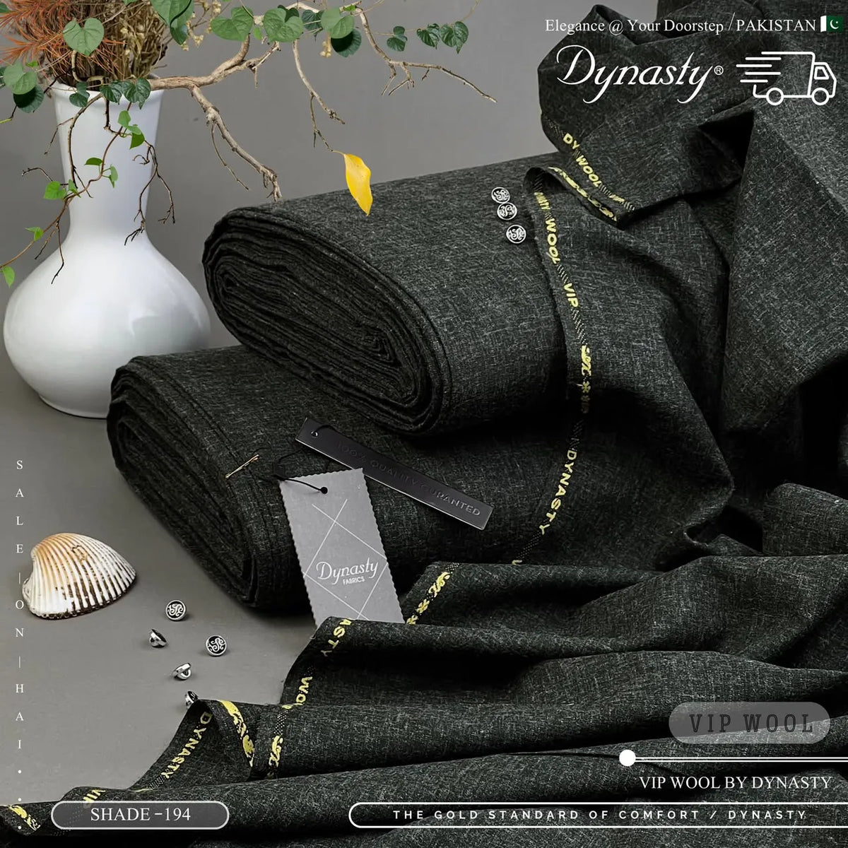 VIP Wool by Dynasty | Premium Winter Wool | Shade - 194