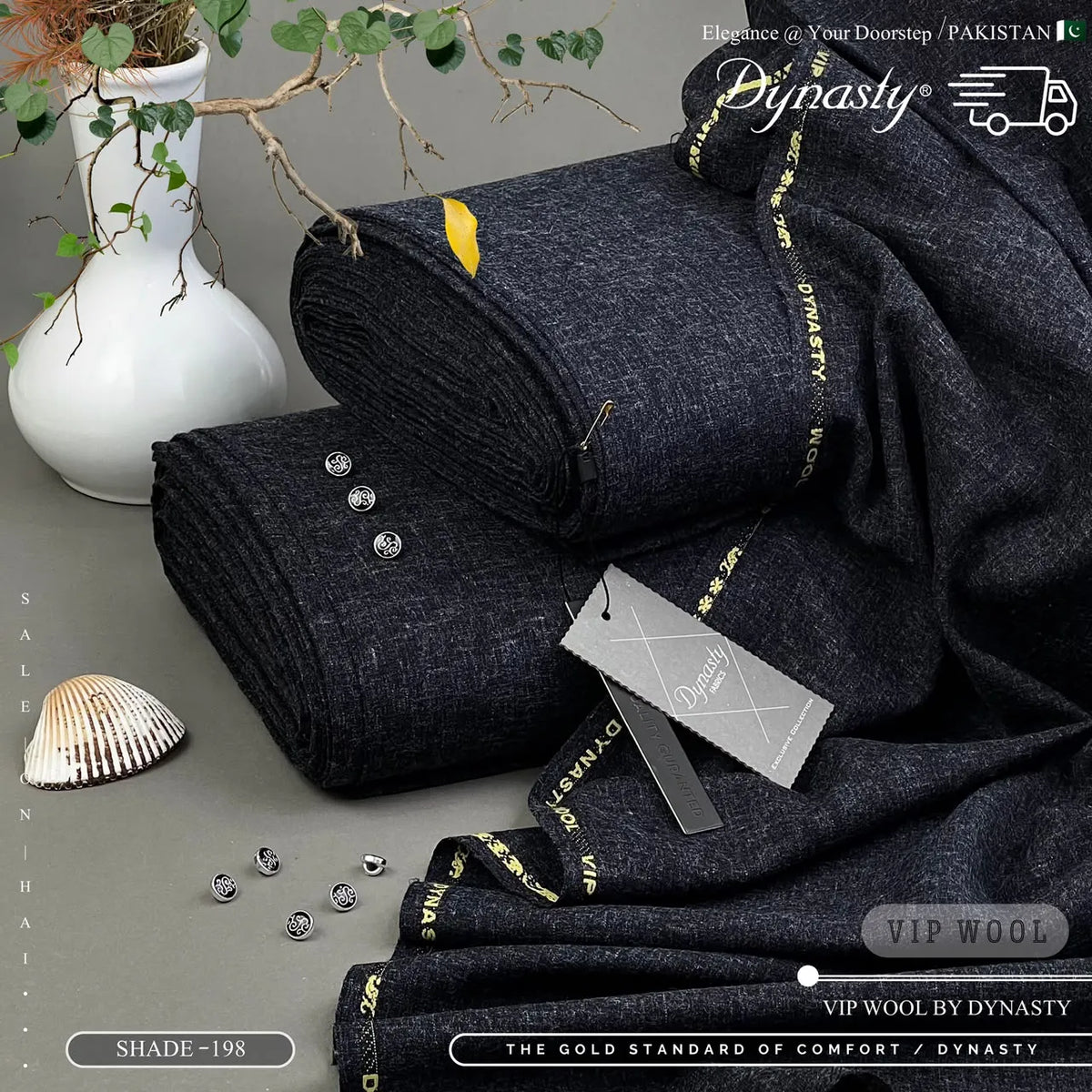 VIP Wool by Dynasty | Premium Winter Wool | Shade - 198