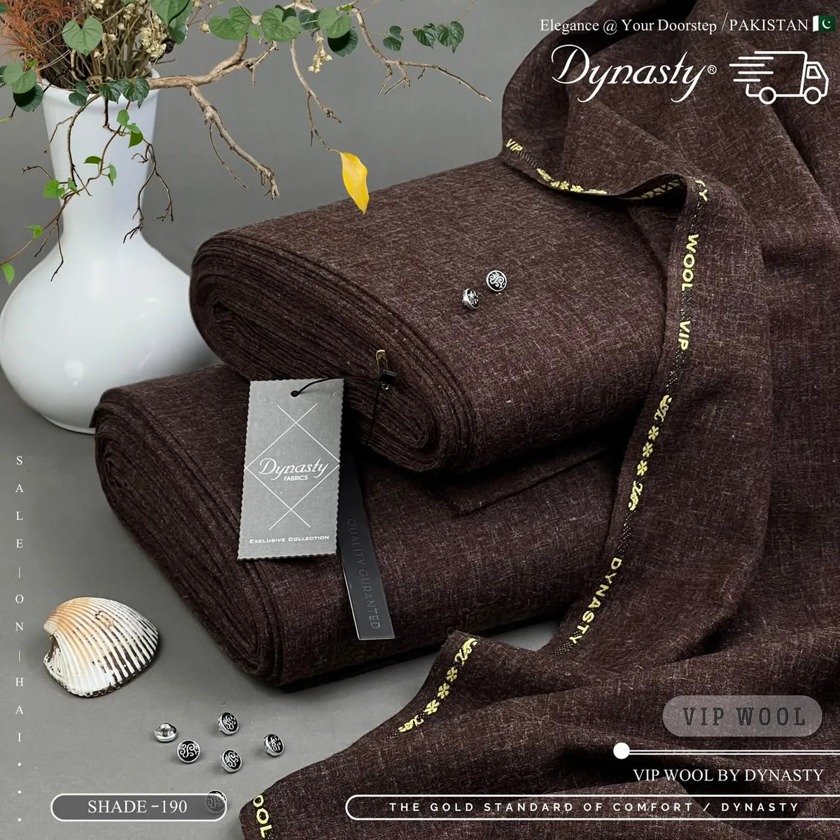 VIP Wool by Dynasty | Premium Winter Wool | Shade - 190
