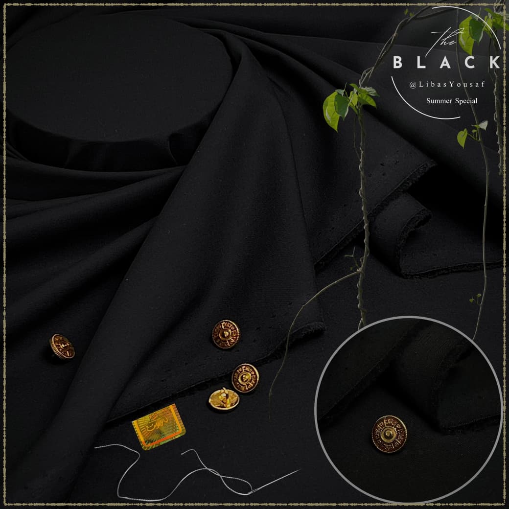 QUANTUM BLACK  Libas-E- Yousaf ( Jet Black ) 514-25