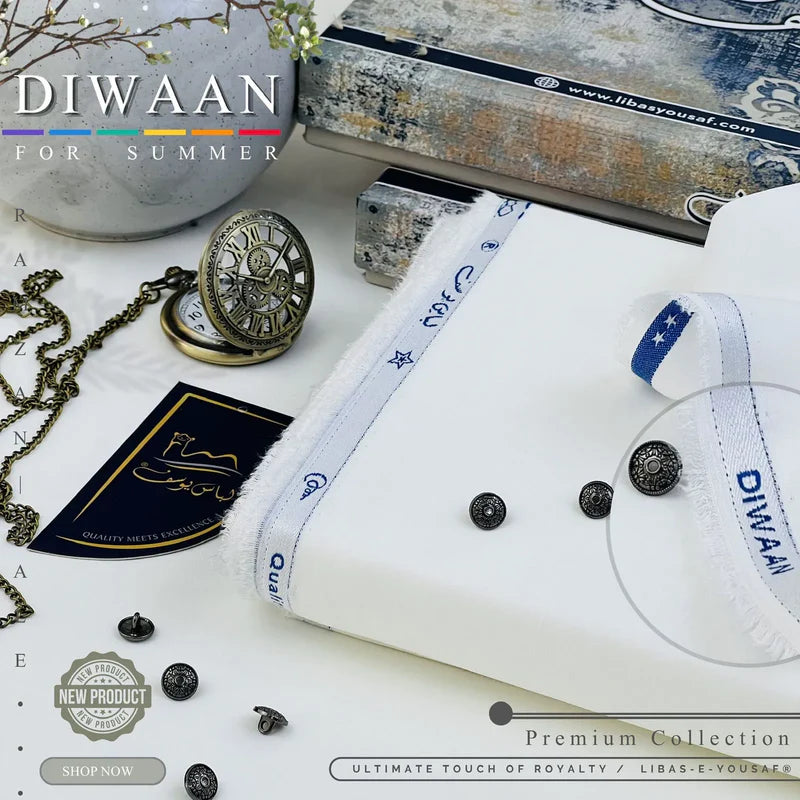 DIWAAN | Crafted by Libas e Yousaf | Wash & Wear | Summer | Majestic