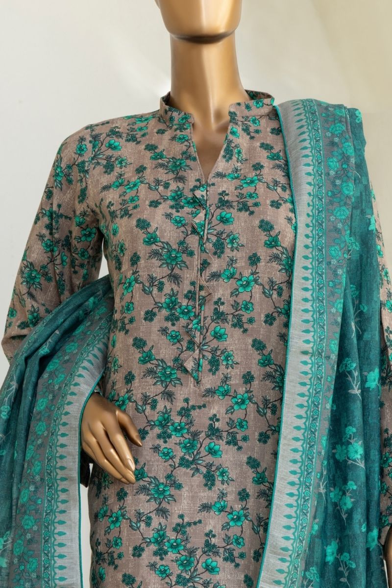 SAFINA ⏐ KHADDAR ⏐DIGITAL PRINTED⏐ UNSTITCHED ⏐ 3 PC ⏐ VOL 04 ⏐ 12