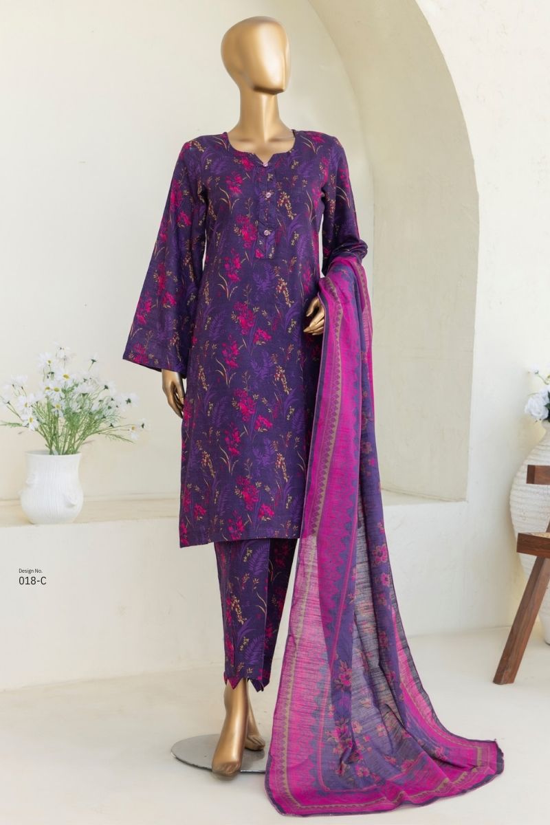 SAFINA ⏐ KHADDAR ⏐DIGITAL PRINTED⏐ UNSTITCHED ⏐ 3 PC ⏐ VOL 04 ⏐ 15