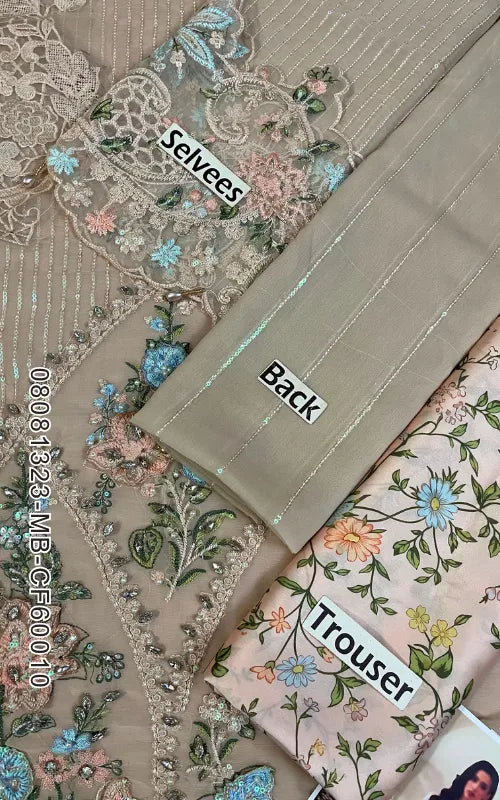 MARIA B ⏐ 08081323-MB-CF60010 ⏐ CHIFFON ⏐ EMBROIDERED