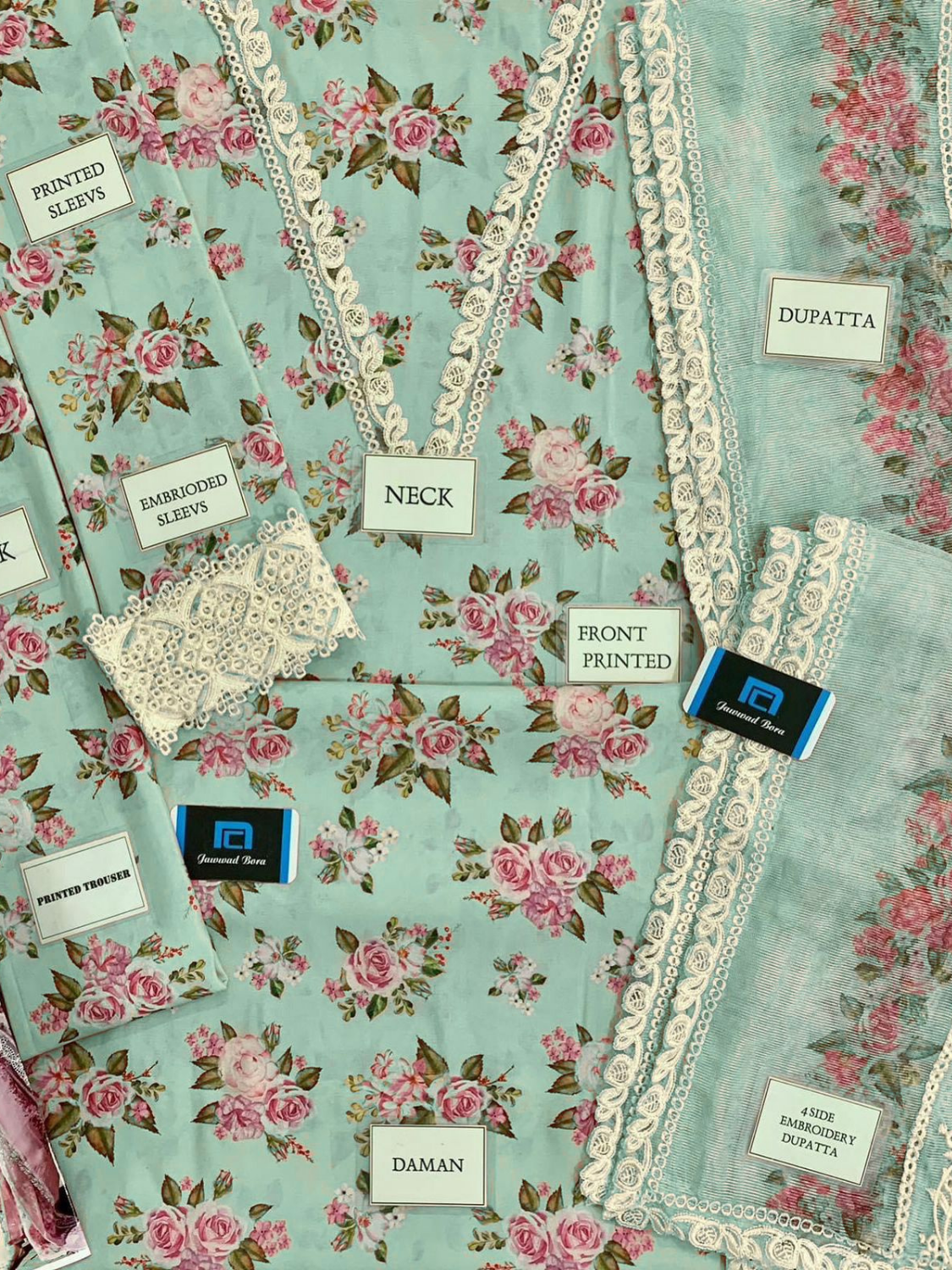 Baroque Digital Printed Swiss Lawn Collection