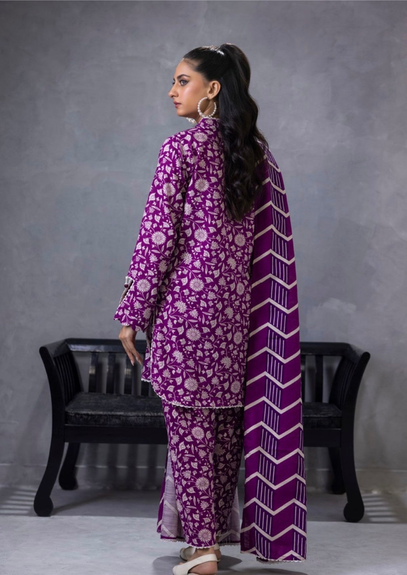 Identic By Regalia - Khaddar Digital Printed Unstitched - 3- Piece – Volume-24