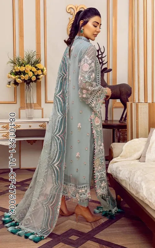 ADAN LIBAS ⏐ 08101521-AL-CF475002 ⏐ CHIFFON ⏐ EMBROIDERED