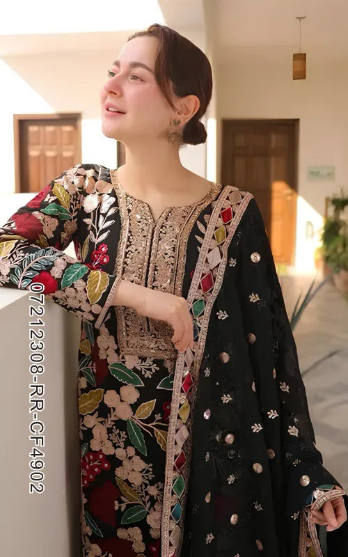 RANG RASIYA ⏐ 07212308-RR-CF4902 ⏐ CHIFFON FABRIC ⏐ EMBROIDERED