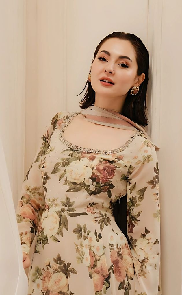 LULUSAR ⏐ SILK ⏐  FLORAL PRINT  ⏐  UNSTITCHED ⏐ 3 PC ⏐ HANIA AMIR