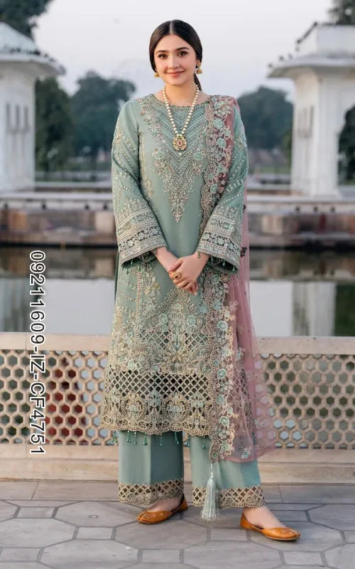 IMROZIA ⏐ 09211609-IZ-CF4751 ⏐ CHIFFON ⏐ HAND WORK