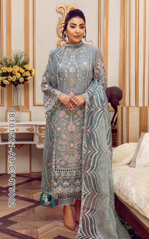 ADAN LIBAS ⏐ 08101521-AL-CF475002 ⏐ CHIFFON ⏐ EMBROIDERED