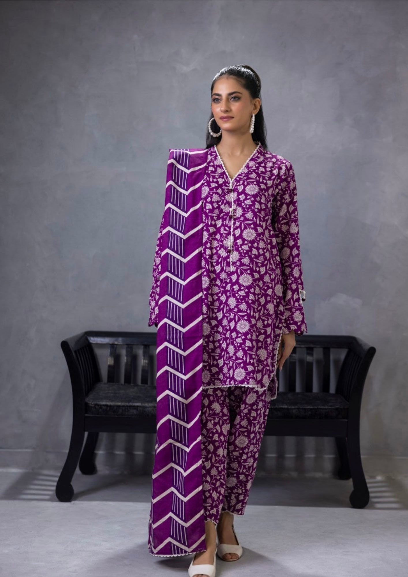 Identic By Regalia - Khaddar Digital Printed Unstitched - 3- Piece – Volume-24