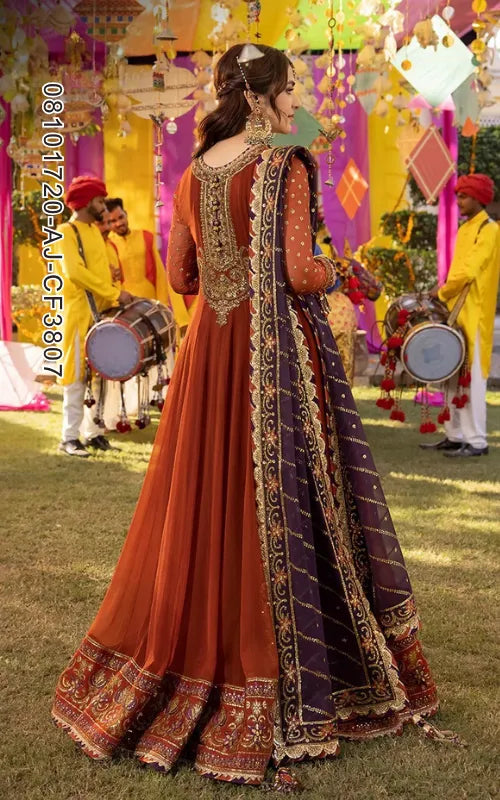 ASIM JOFA ⏐ 08101720-AJ-CF3807 ⏐ CHIFFON ⏐ EMBROIDERED