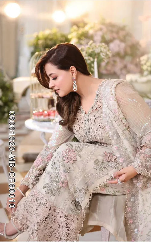 MARIA B ⏐ 08081323-MB-CF60010 ⏐ CHIFFON ⏐ EMBROIDERED