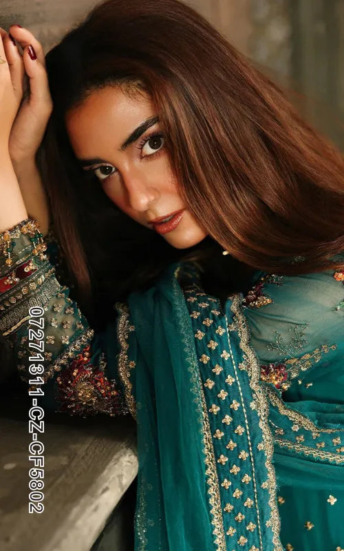 CHARIZMA ⏐ 07271311-CZ-CF5802 ⏐ CHIFFON ⏐ EMBROIDERED