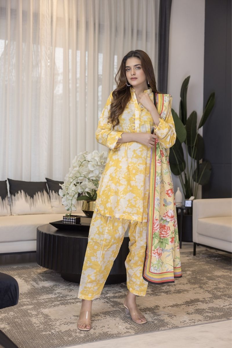 ALL NEW FLORENCE ⏐ KHADDAR ⏐DIGITAL PRINTED⏐ UNSTITCHED ⏐ 3 PC ⏐ VOL 24⏐ 10