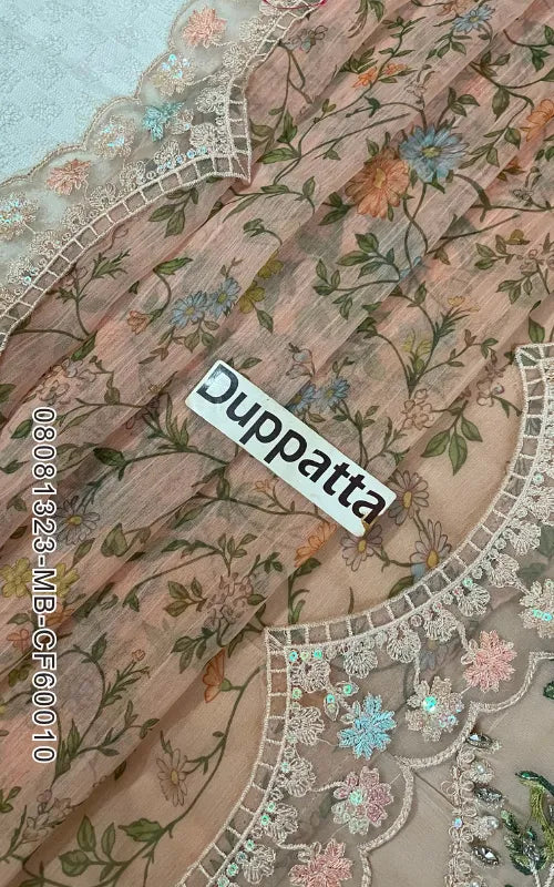 MARIA B ⏐ 08081323-MB-CF60010 ⏐ CHIFFON ⏐ EMBROIDERED