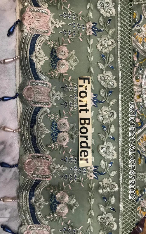 ADAN LIBAS ⏐ 08101521-AL-CF475002 ⏐ CHIFFON ⏐ EMBROIDERED