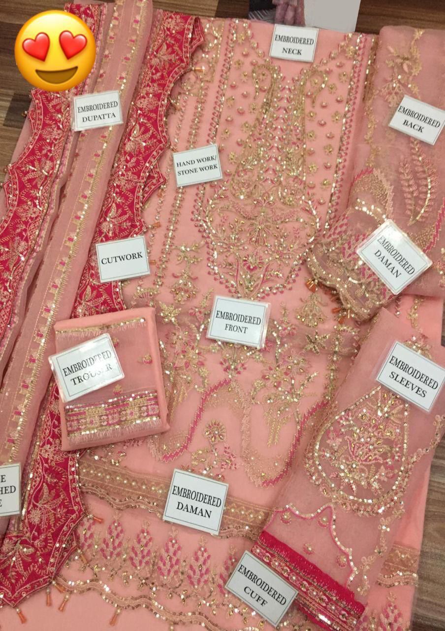 GULAAL  WEDDING EDITION ORGANZA EMBROIDERED