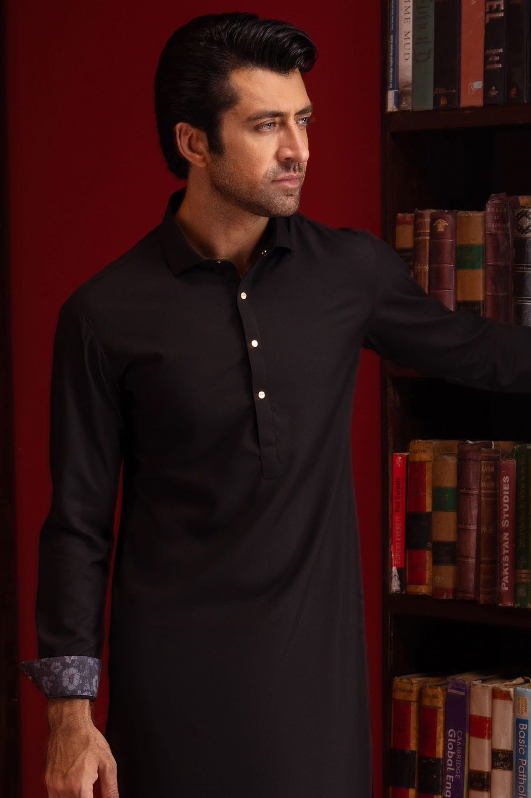 Libas-E-Yousaf EBON-FLOW Luxury BLACK Wash & Wear