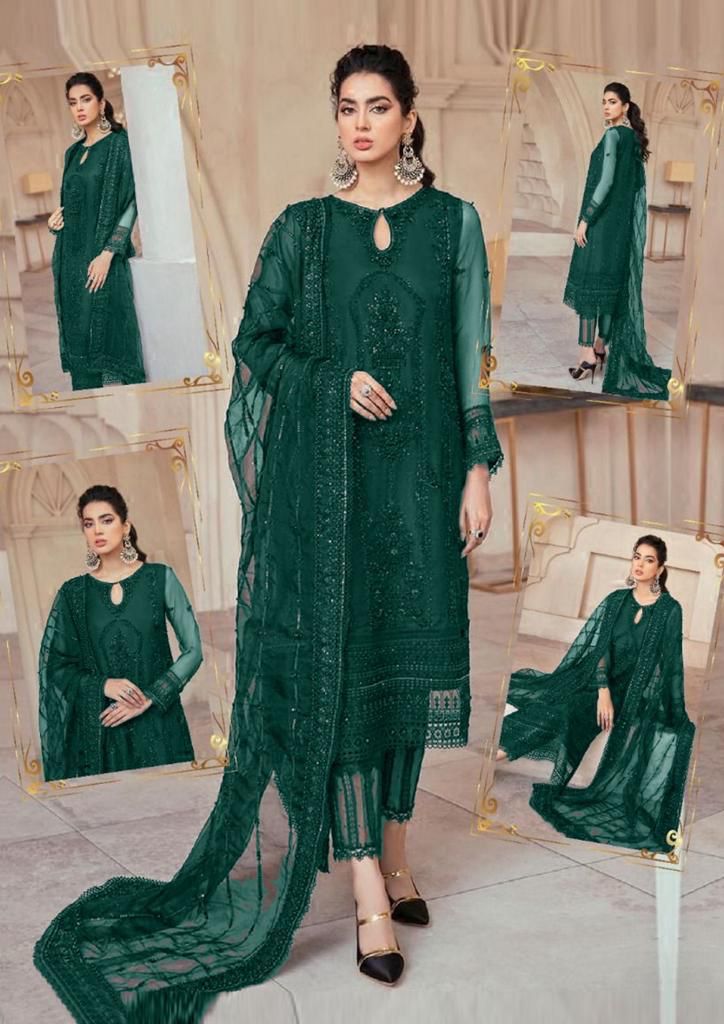 MUSHQ ⏐ Embroidered and Sequence Work ⏐  Wedding Edition ⏐ Green