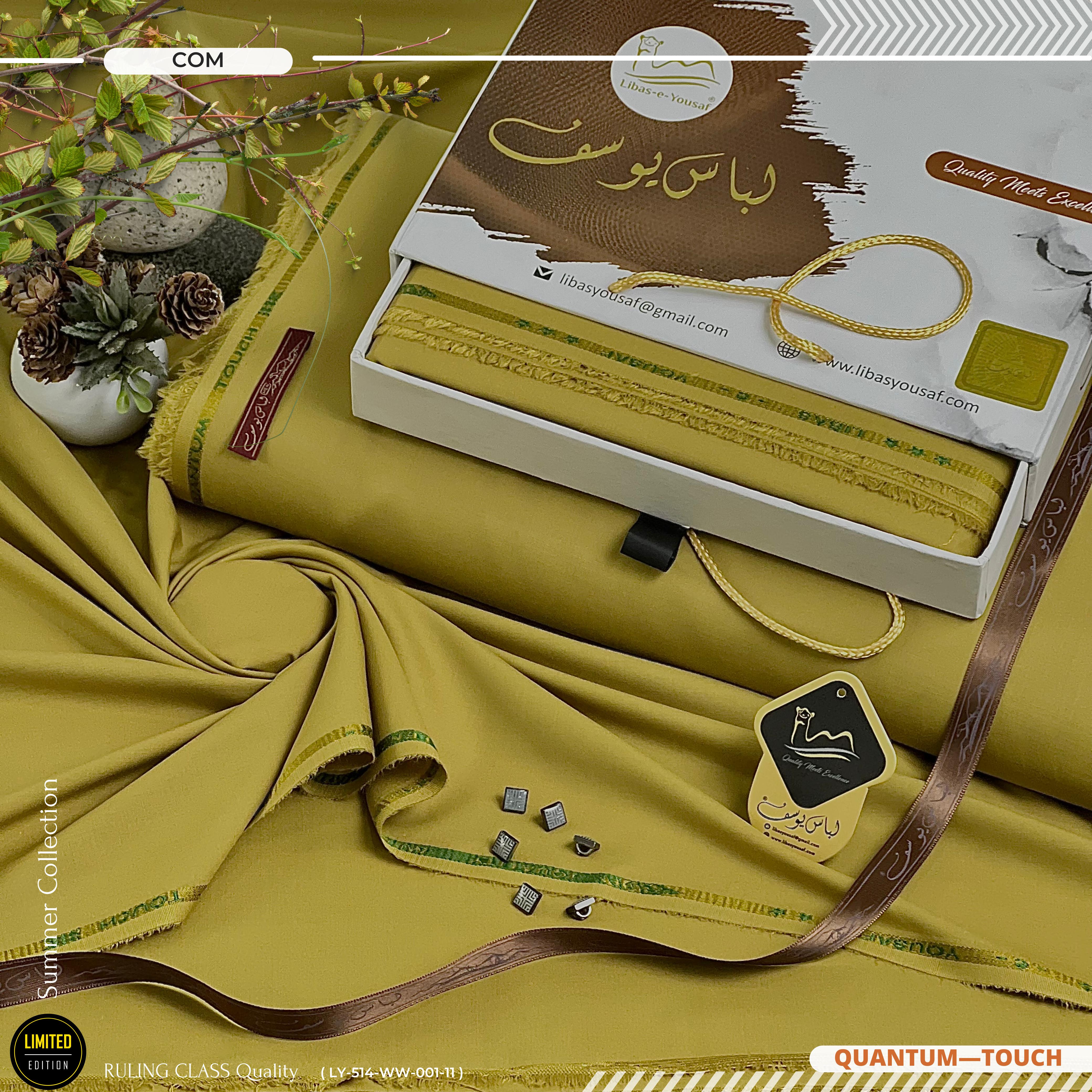 Quantum Touch  Wash & Wear  ( Unstitched ) ( COM )