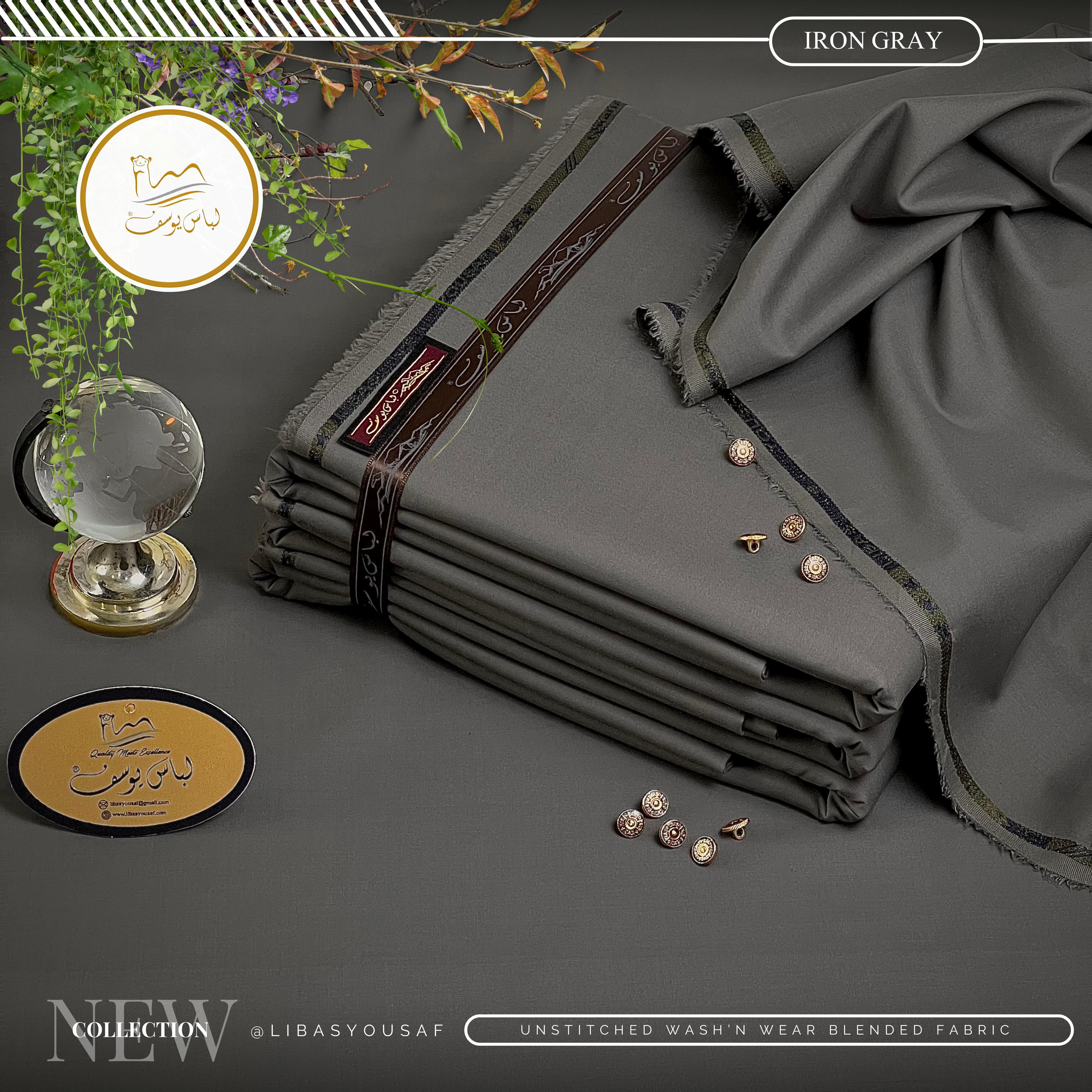 MOON SOON - Premium - Wash & Wear - Iron Grey