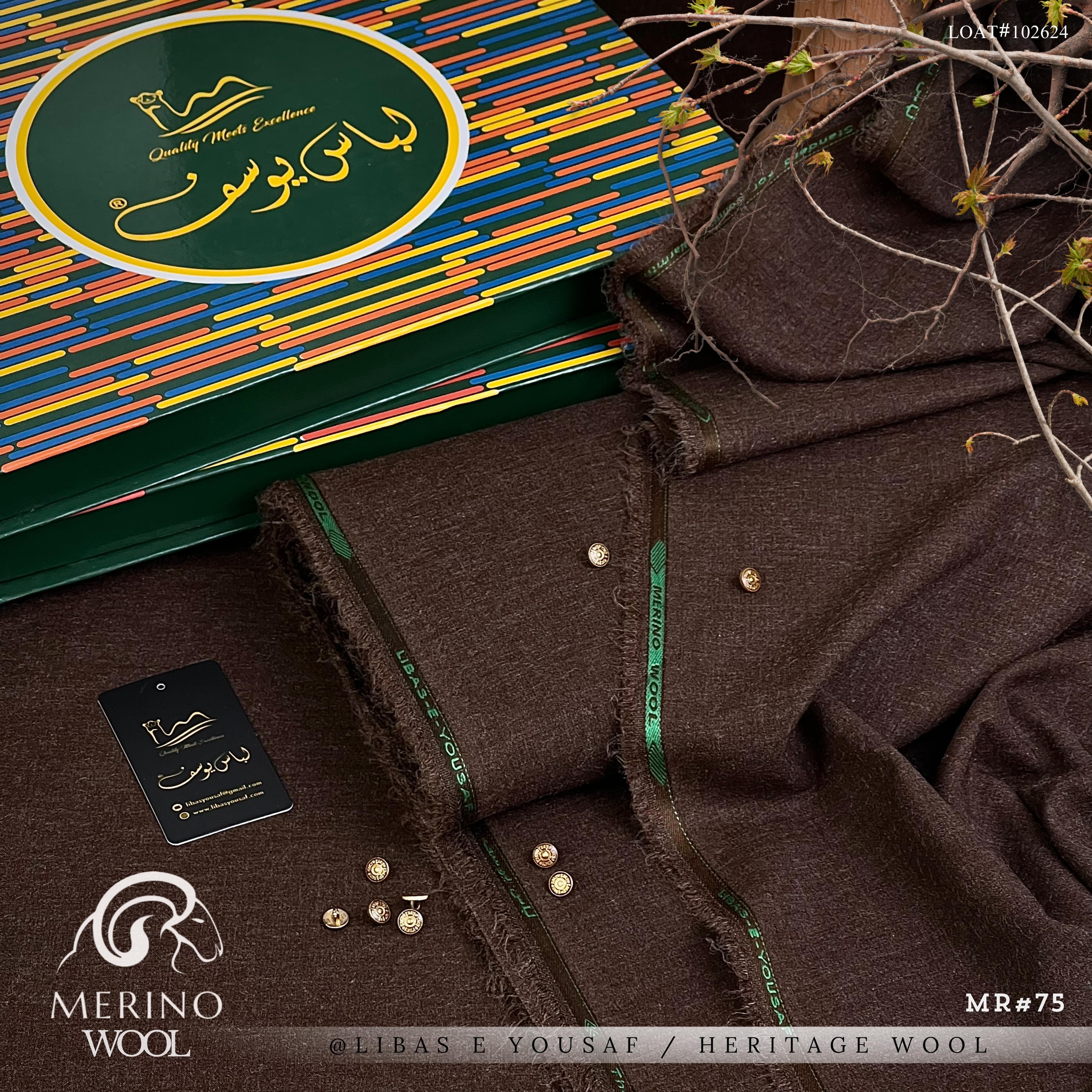 Marino Wool | Crafted by Libas e Yousaf | Shade MR-75