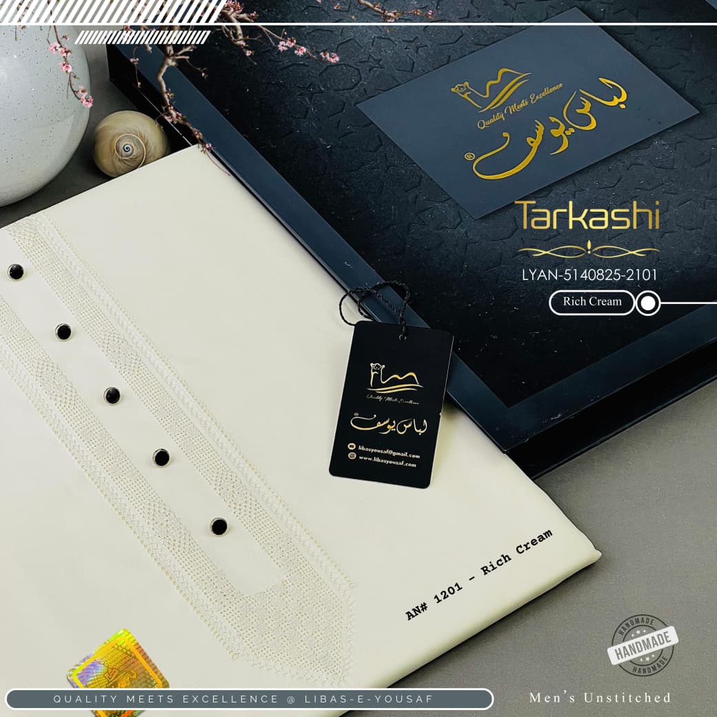 Tarkashi Boski - Butter Blend ( Hand-Made ) 1201- Rich Cream