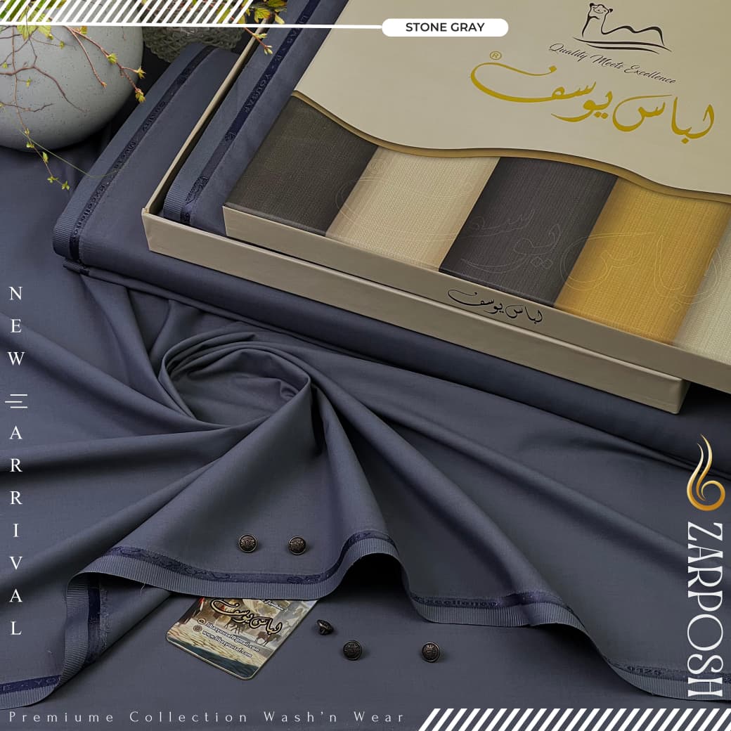Zarposh | by Libas e Yousaf | Wash & Wear | Stone Grey