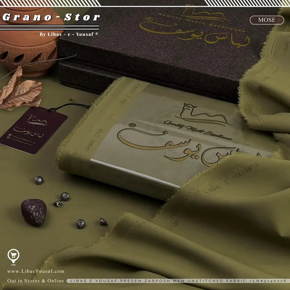 Grano Stor | Crafted by Libas e Yousaf | Wash & Wear | Winter Season | Mose